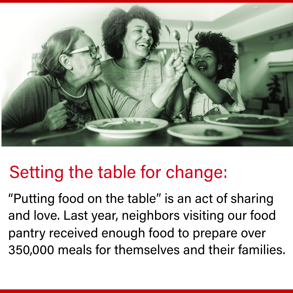 Help set the table for change. - Wednesday Journal