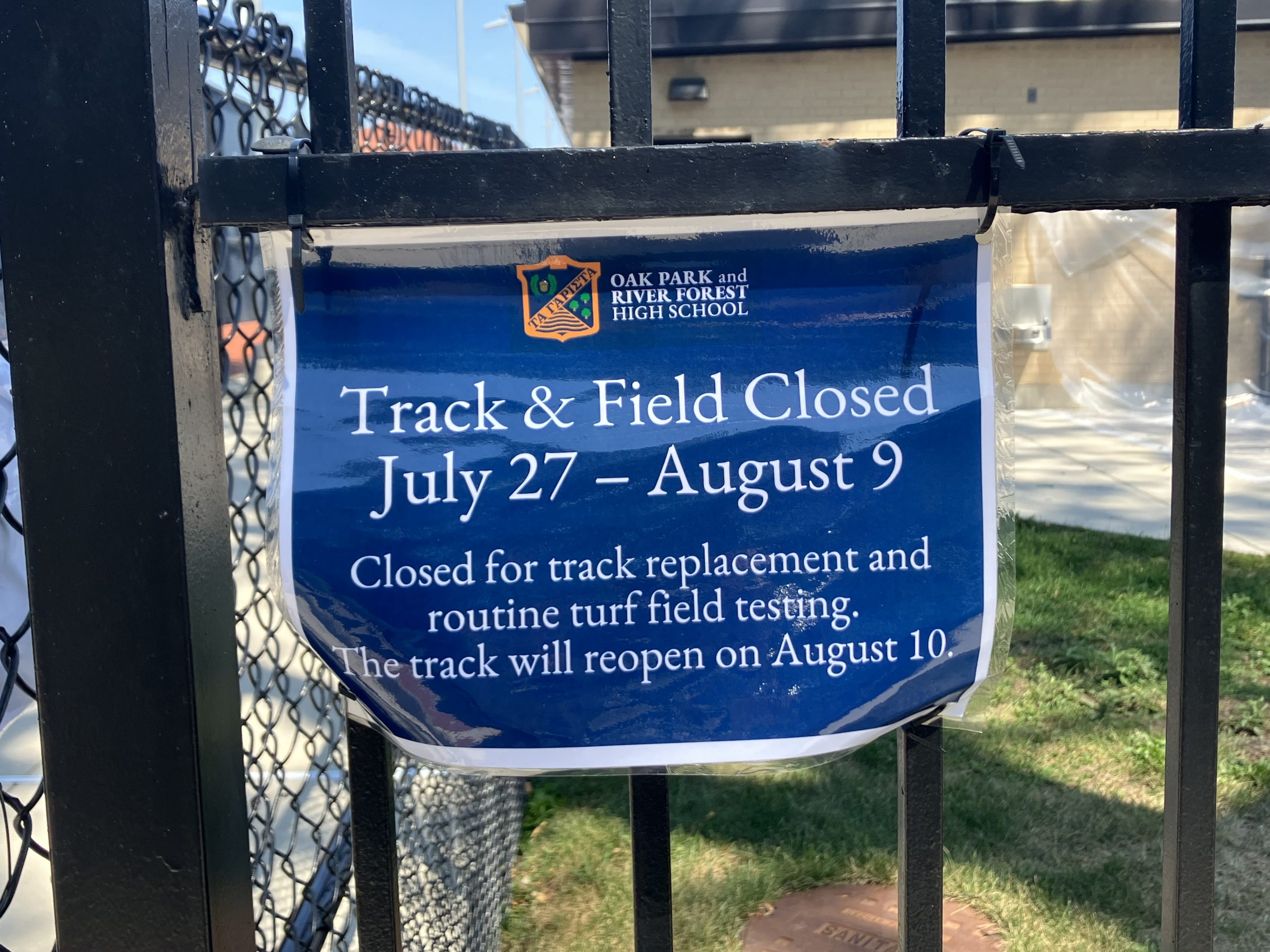 OPRF track being resurfaced after just three years
